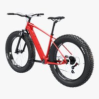 Modern Electric  Red MTB Fatbike