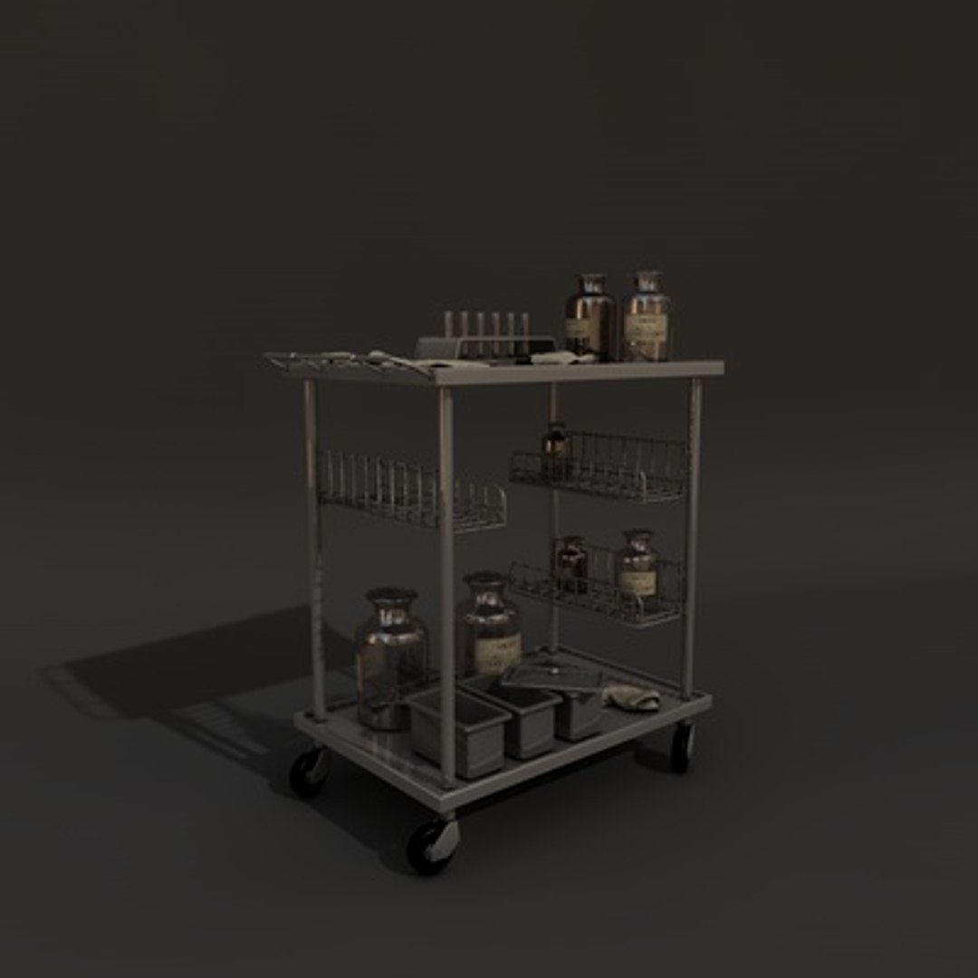 Morgue Table 3d Model