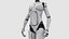 Female Cyborg Robot Rig 3D model