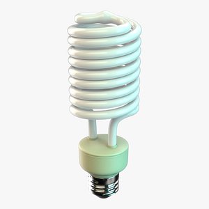CFL bulb 3D