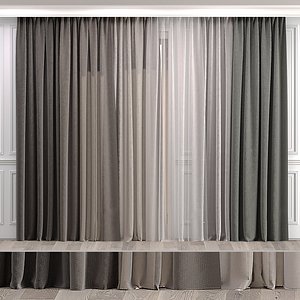 3D CURTAINS 536C model