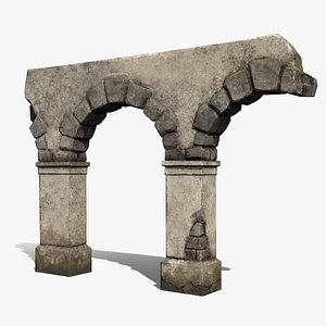 Old Abandoned Arch Low Poly