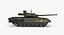 3d t-14 armata green 2 model
