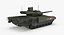 3d t-14 armata green 2 model