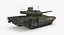 3d t-14 armata green 2 model