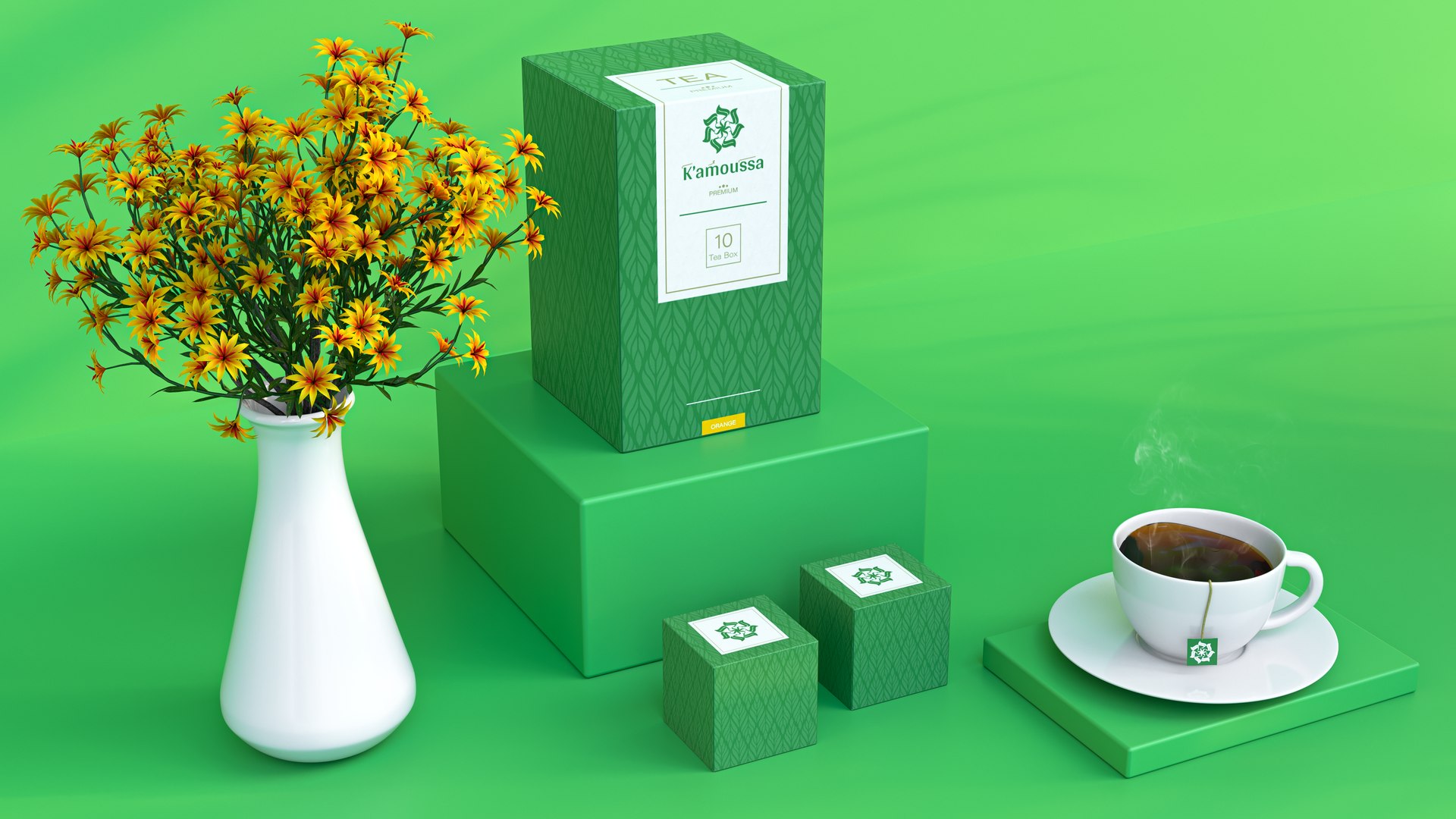 3D Packaging Moroccan Tea Model - TurboSquid 2018693