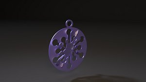 3D christmas toy snowflake model