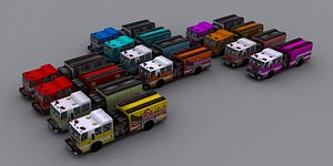 3d model truck