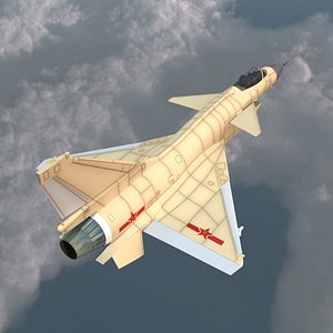 Chengdu J-10 China Fighter Aircraft Rigged