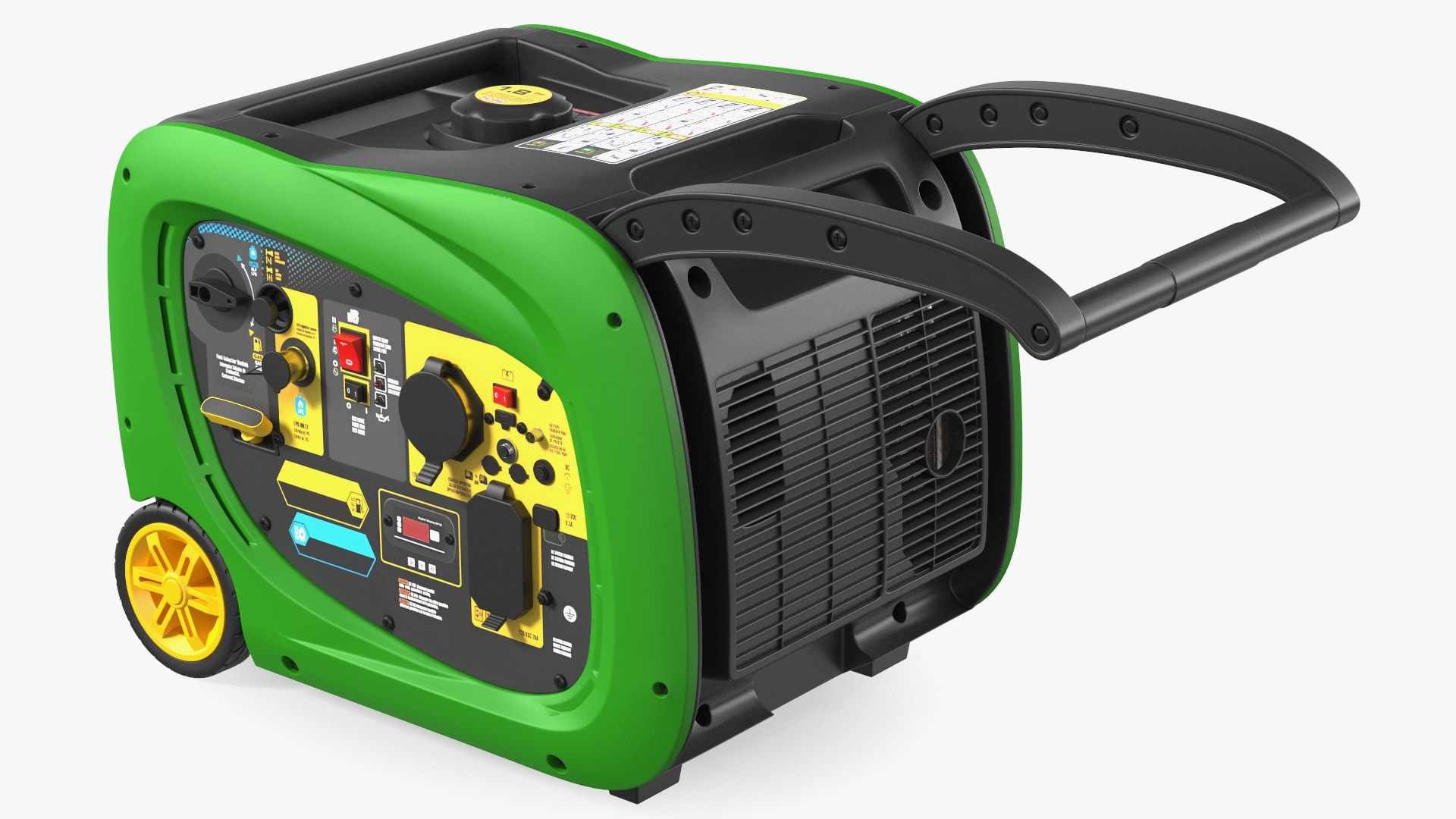 Portable Inverter Generator 3D model preview