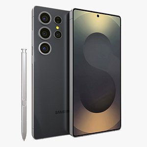 Samsung Galaxy S25 Ultra Titanium Black 3D model