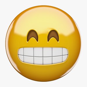 emoji grin face model