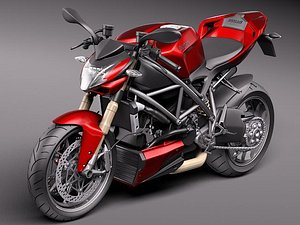 ducati streetfighter street fighter 3d model