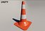 Traffic Road Cone game-ready
