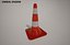 Traffic Road Cone game-ready