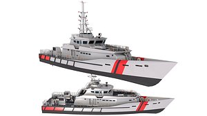 3D DAMEN Stan Patrol vessel 4207
