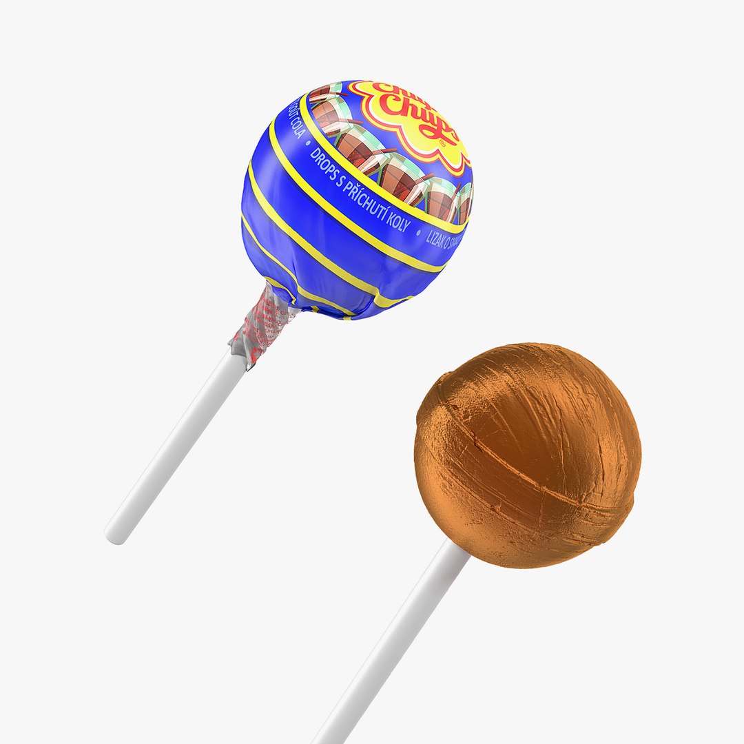 Lollipop Cola Chupa Chups Collection 3D model preview