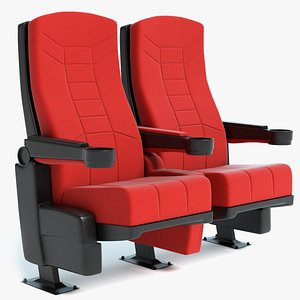 theater seats 3D model