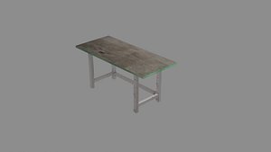 Industrial Table 001 model