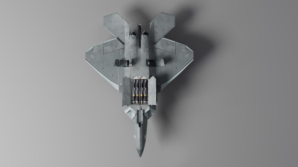 modelo 3d F 22 RAPTOR APAGADO - TurboSquid 2241126