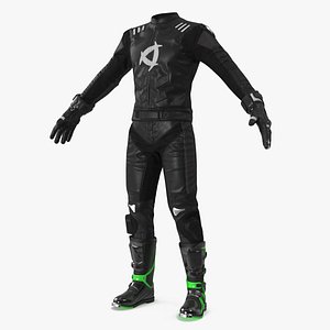 NEARX Suit Protective Riding Gear Black 3D