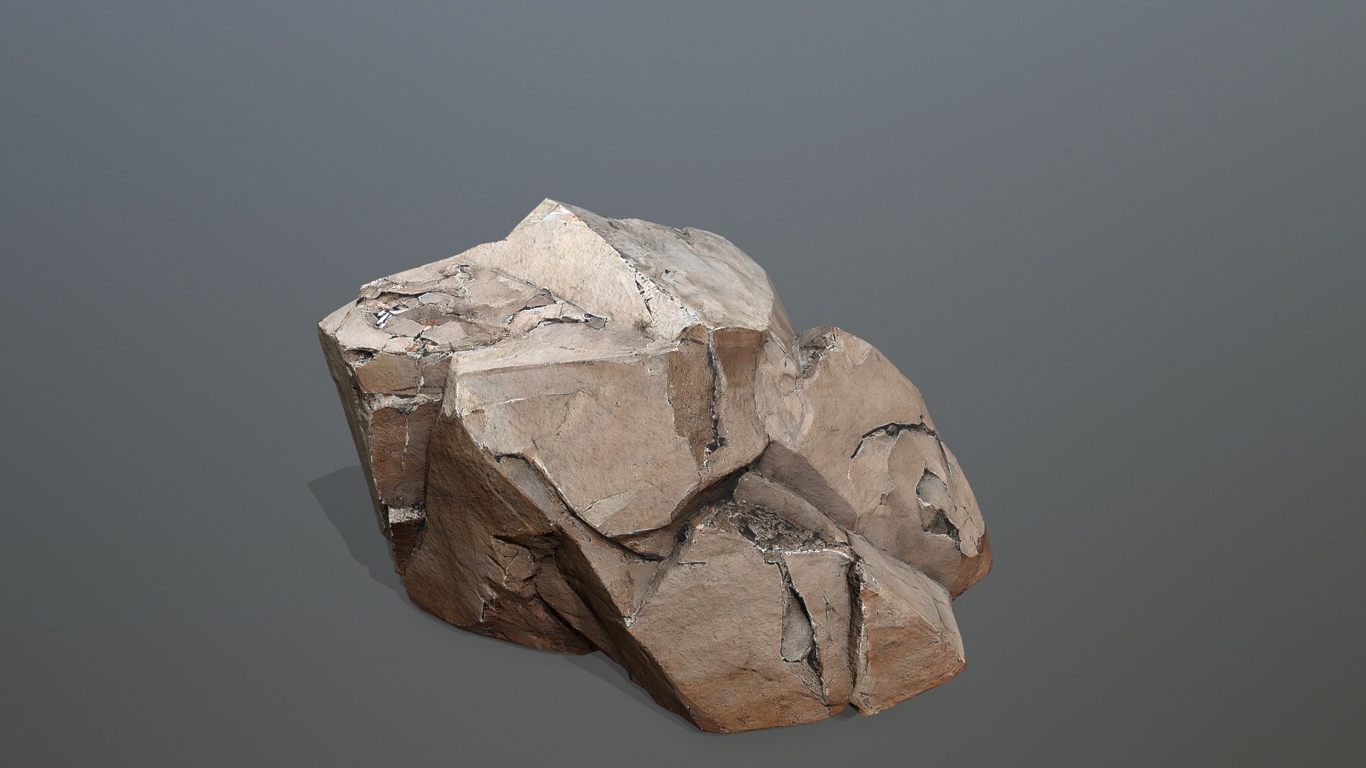 3D Desert Rocks Model - TurboSquid 2355500