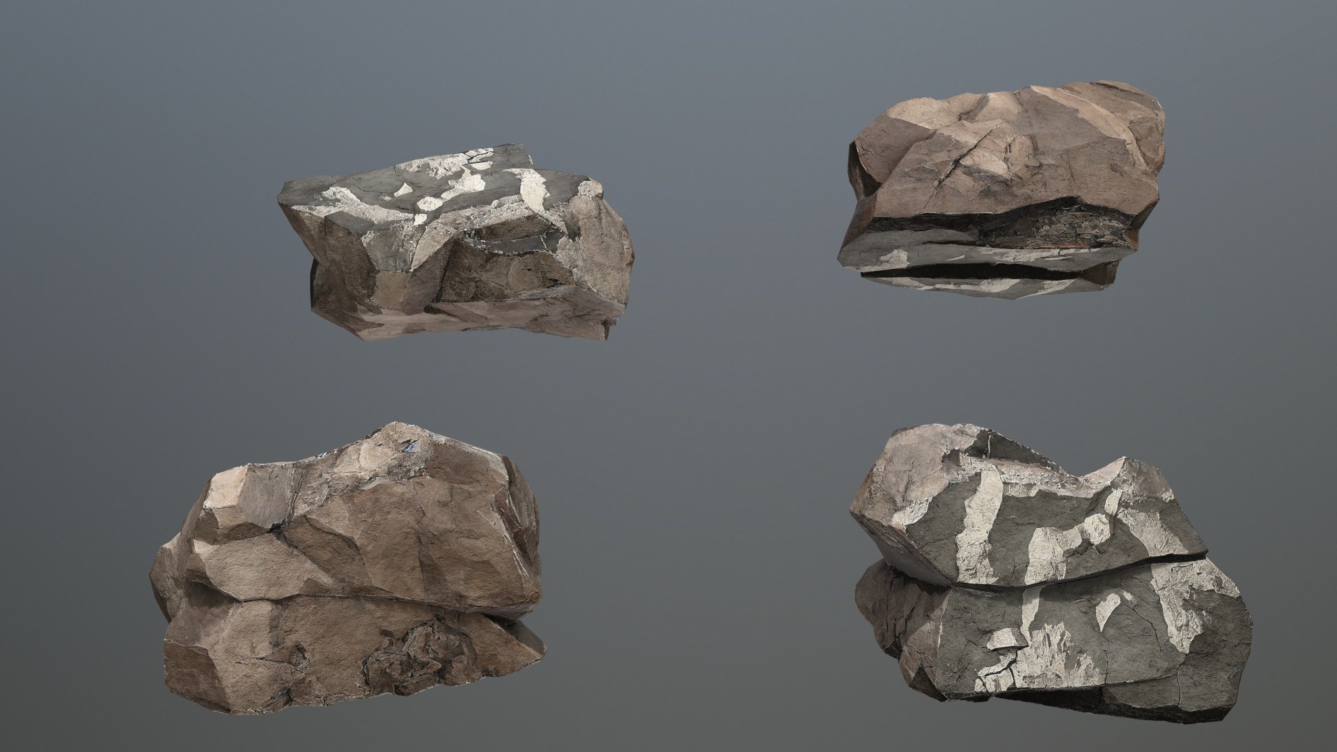 3D Desert Rocks Model - TurboSquid 2355500