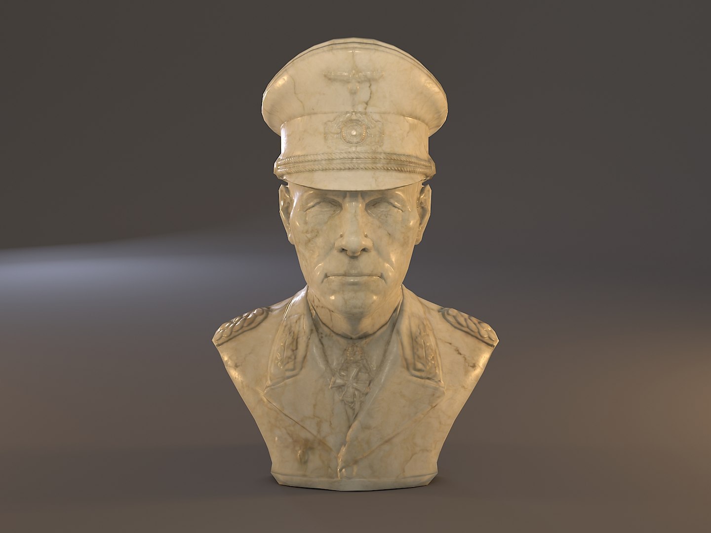 Erwin rommel bust model - TurboSquid 1534148