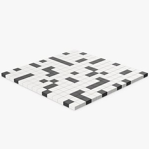 3D model Crossword Puzzle