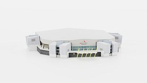 Christchurch Westpac Arena 3D Lowpoly Model