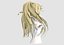 Blonde lange Frisur