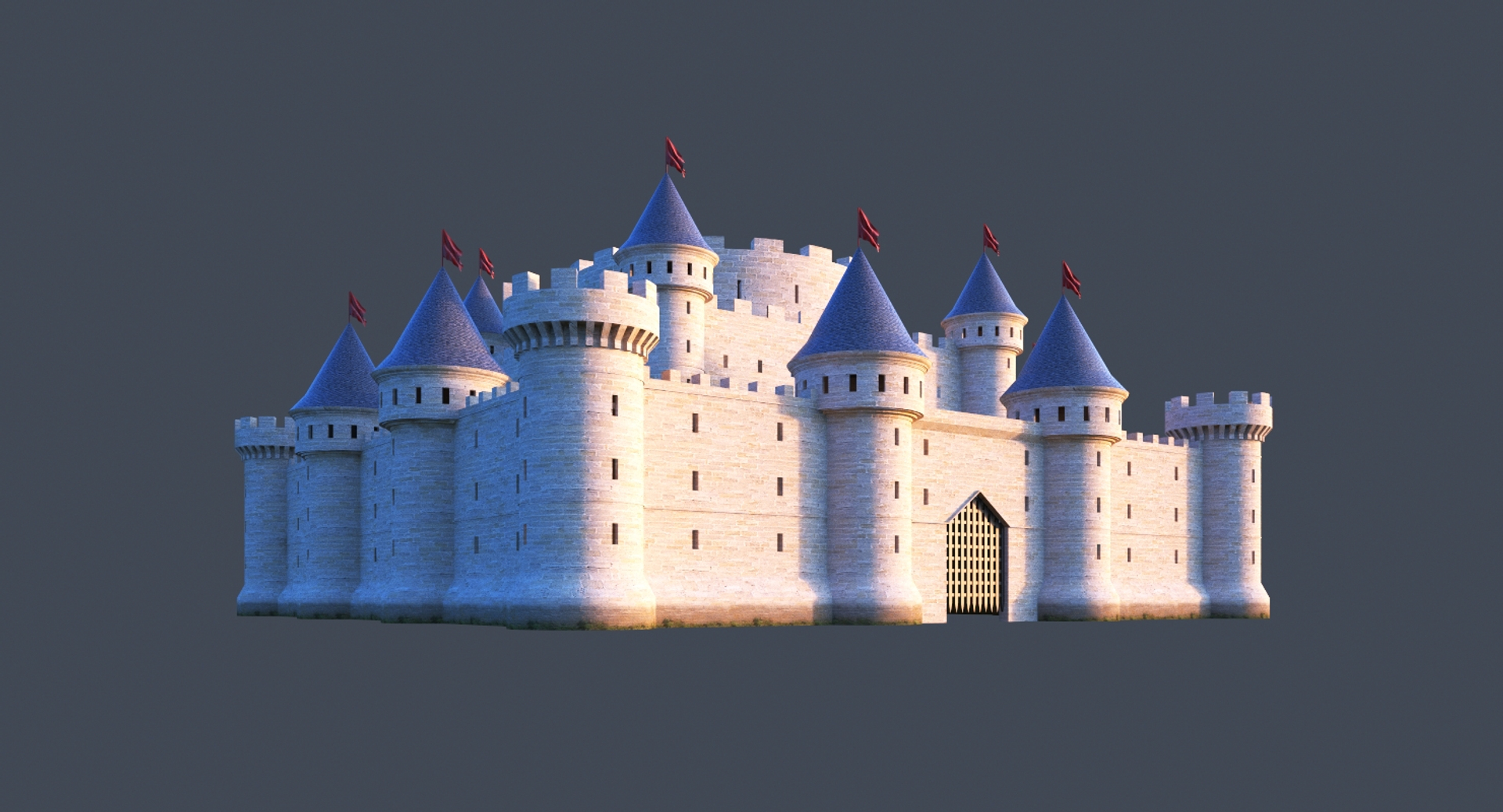 Castle Medieval 3D Model - TurboSquid 1188856