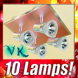 10 Halogen Lamps collection.