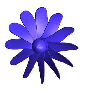 3D model fan turbo