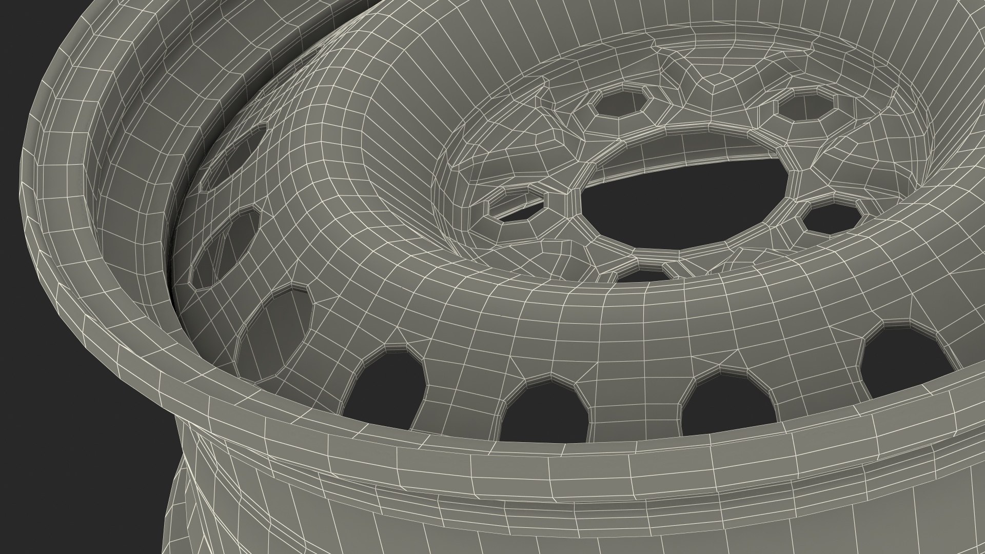 Steel Car Rim Metallic 3D Model - TurboSquid 1922335