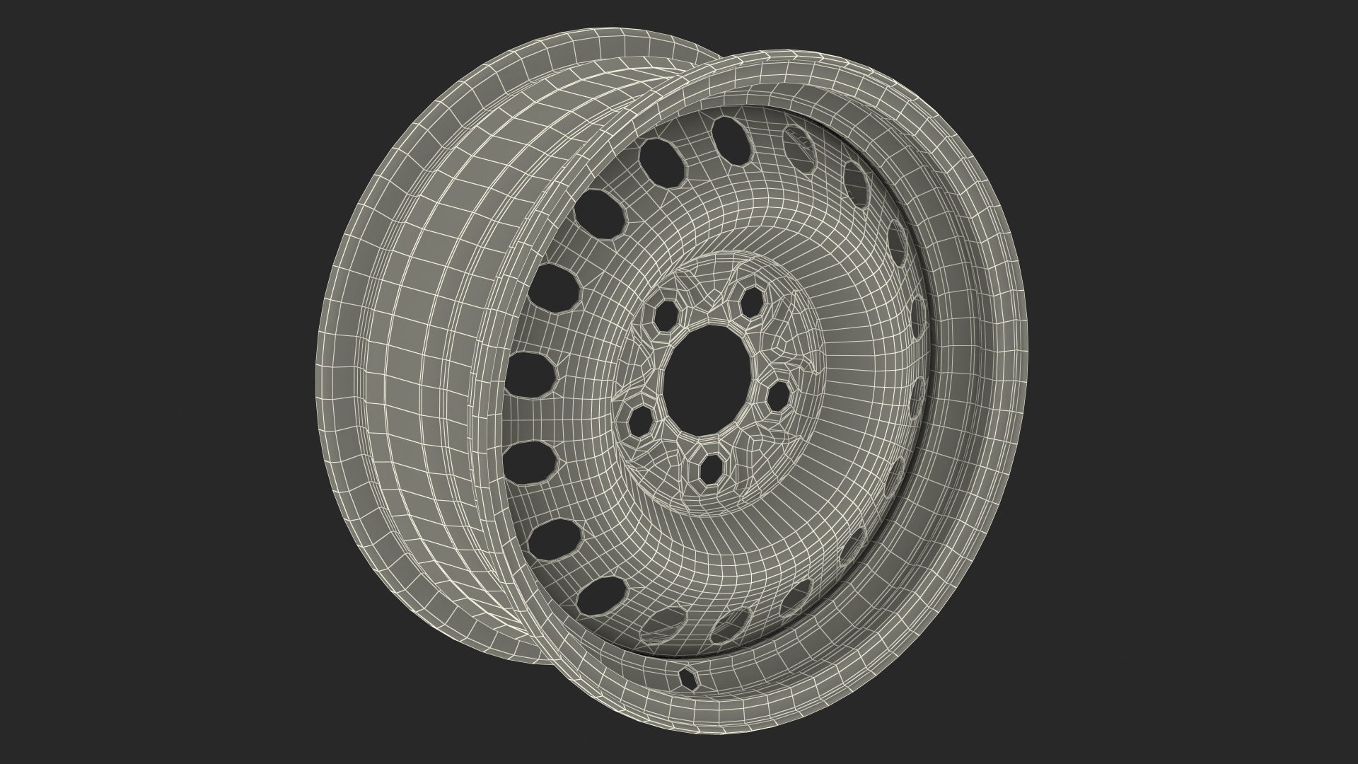 Steel Car Rim Metallic 3D Model - TurboSquid 1922335