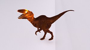 3D high-poly raptor