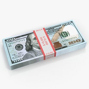 One Hundred Dollar Bill 3D Models for Download | TurboSquid