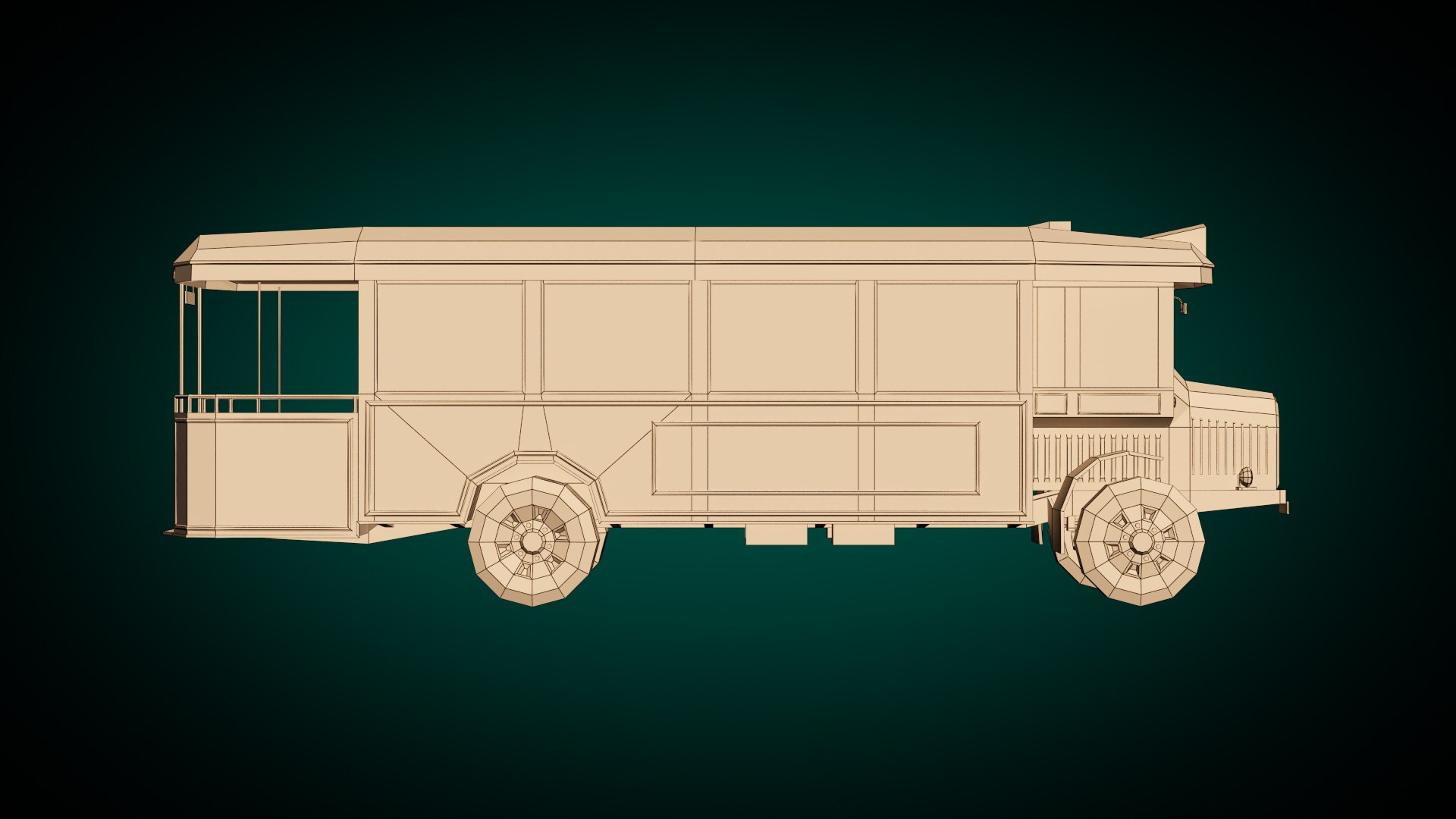 3D model vintage bus - TurboSquid 1530847