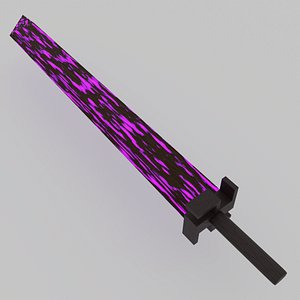 The sword the larvae of purple with iron brown
