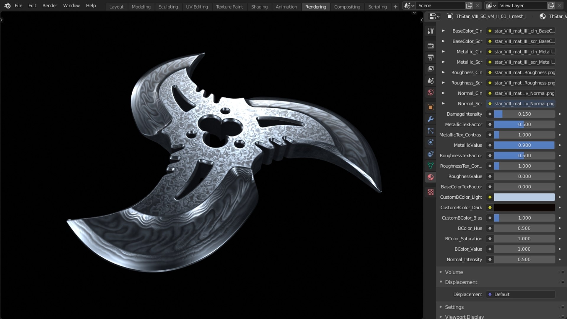 3D Throwing Star VIII M IIII Model - TurboSquid 2011158