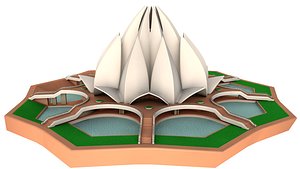 Lotus Temple model