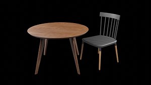 Table and Chair Interior Home