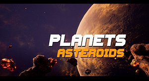 asteroids planet - 4 3D