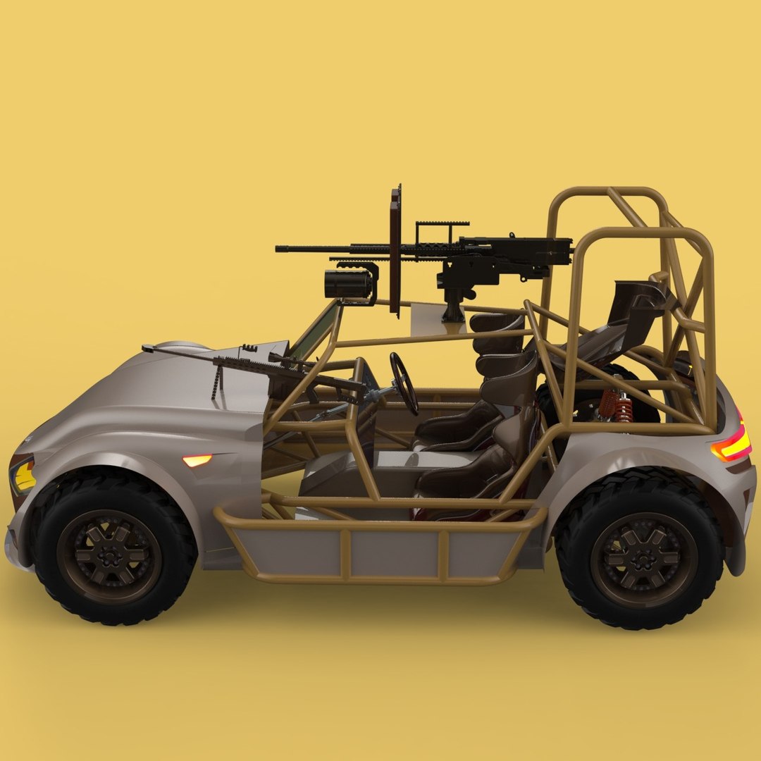 DESERT PATROL VEHICLE MILITARY DPV DUNE BUGGY Model - TurboSquid 2210841