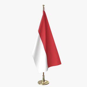indonesian office flag model