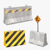 Warning Barriers Kit - City Props