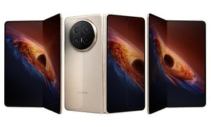 3D Honor Magic V6 Gold