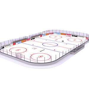 ice hockey 3D model