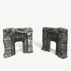 3D old gate